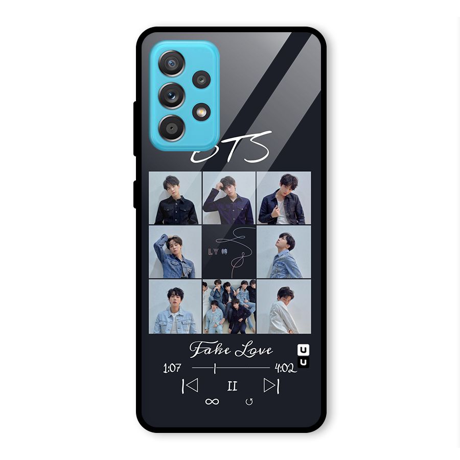 BTS Fake Love Glass Back Case for Galaxy A52s 5G