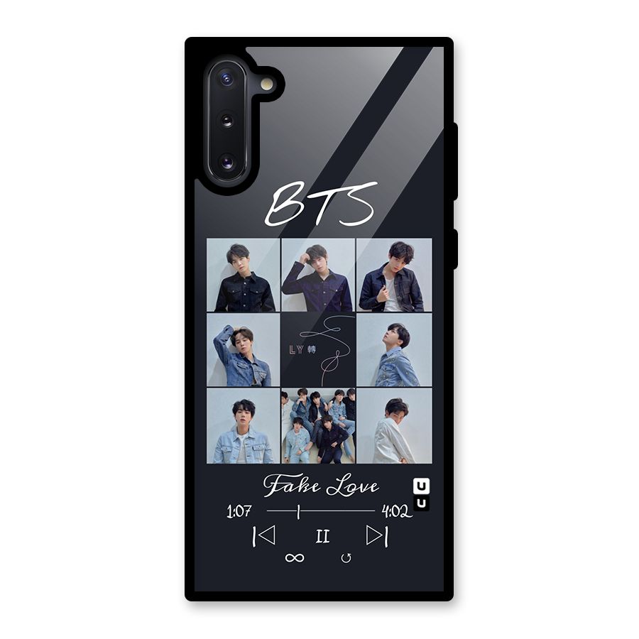 BTS Fake Love Glass Back Case for Galaxy Note 10