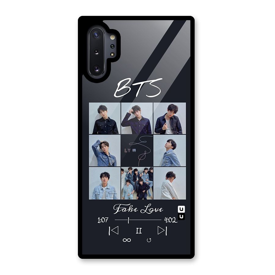 BTS Fake Love Glass Back Case for Galaxy Note 10 Plus