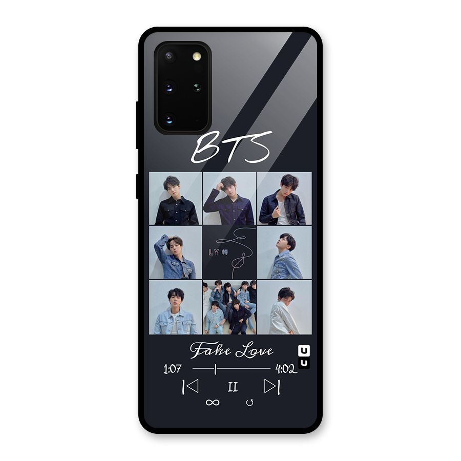 BTS Fake Love Glass Back Case for Galaxy S20 Plus