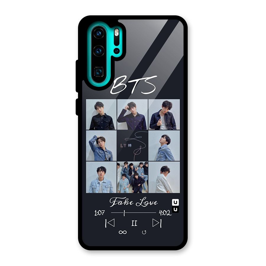 BTS Fake Love Glass Back Case for Huawei P30 Pro