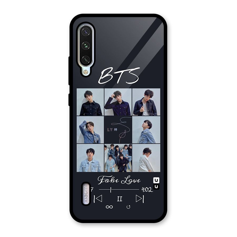 BTS Fake Love Glass Back Case for Mi A3