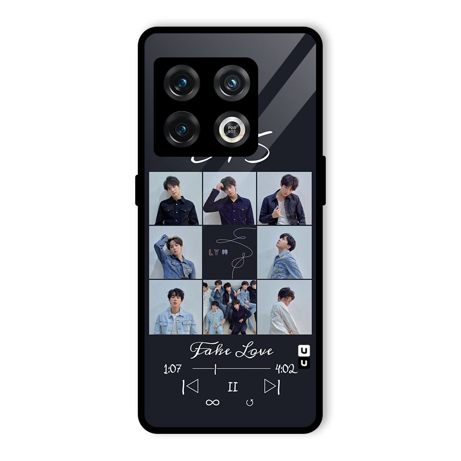 BTS Fake Love Glass Back Case for OnePlus 10 Pro 5G
