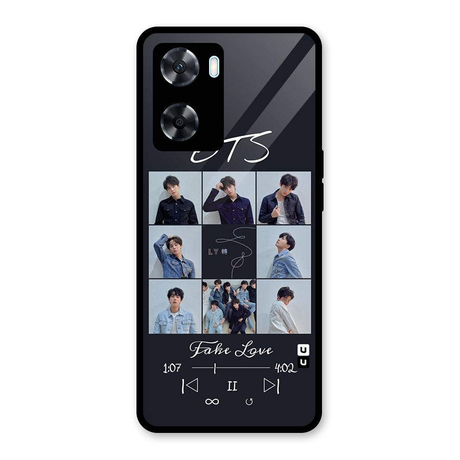 BTS Fake Love Glass Back Case for Oppo A77