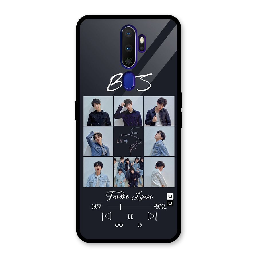 BTS Fake Love Glass Back Case for Oppo A9 (2020)