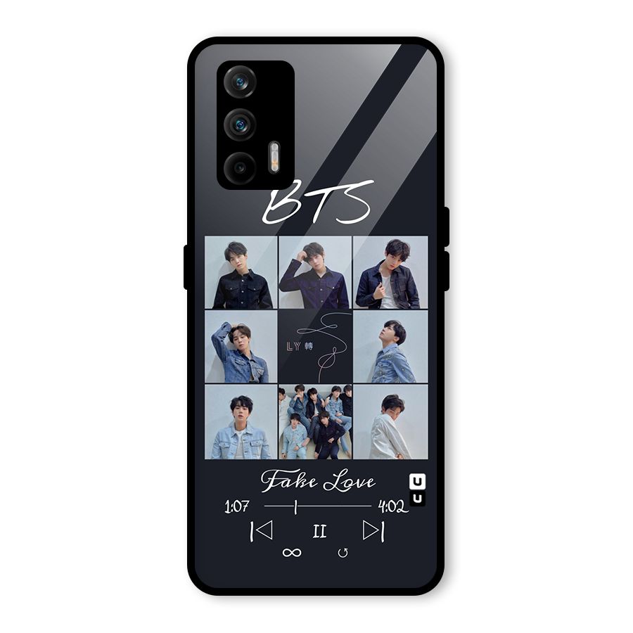 BTS Fake Love Glass Back Case for Realme GT 5G