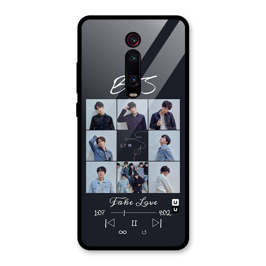 BTS Fake Love Glass Back Case for Redmi K20