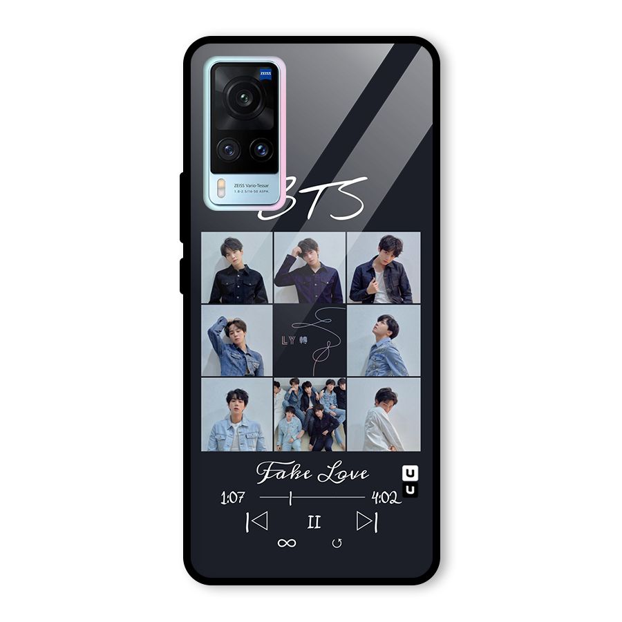 BTS Fake Love Glass Back Case for Vivo X60