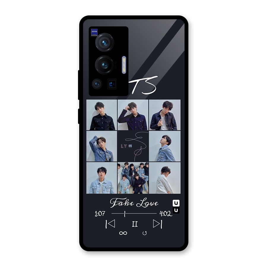 BTS Fake Love Glass Back Case for Vivo X70 Pro