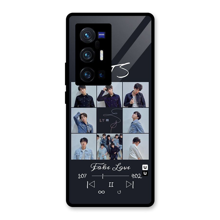 BTS Fake Love Glass Back Case for Vivo X70 Pro Plus