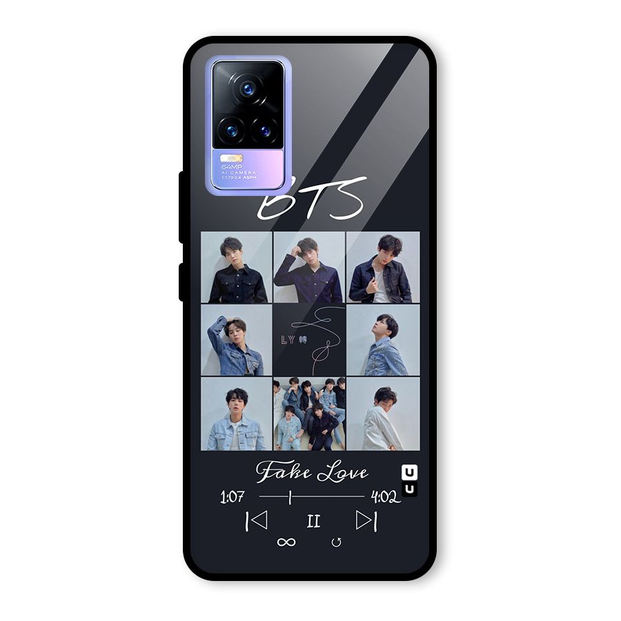 BTS Fake Love Glass Back Case for Vivo Y73