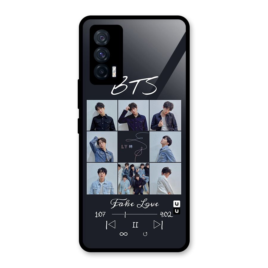 BTS Fake Love Glass Back Case for Vivo iQOO 7 5G