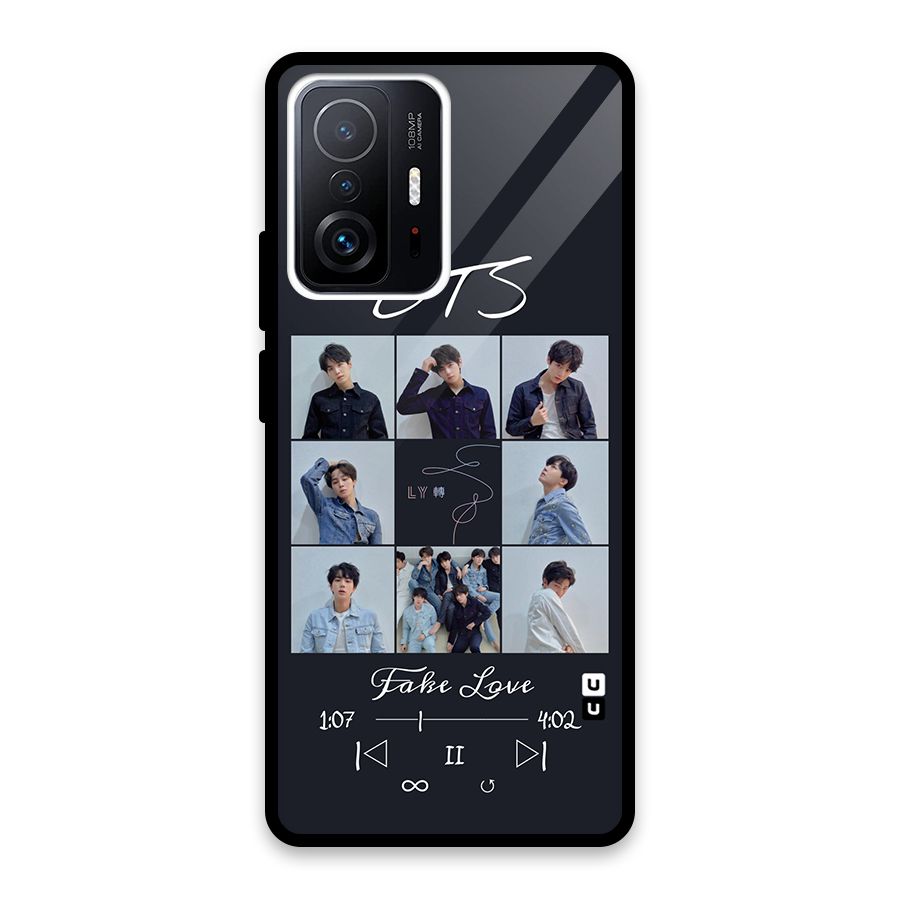 BTS Fake Love Glass Back Case for Xiaomi 11T Pro