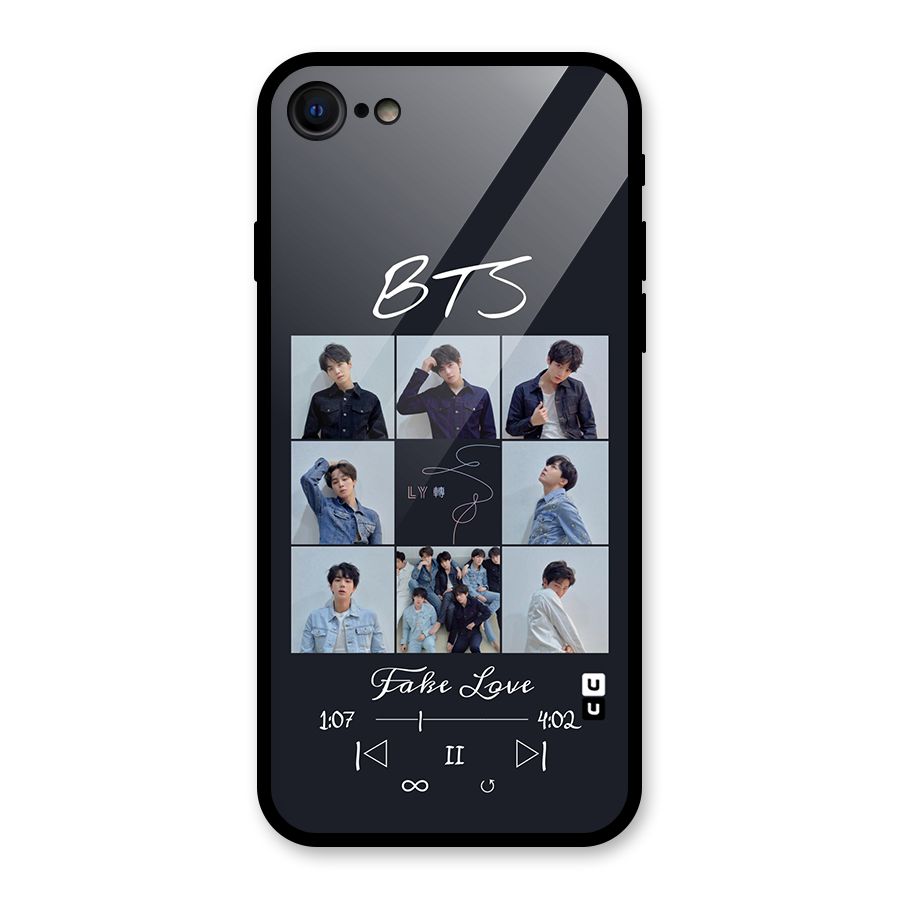 BTS Fake Love Glass Back Case for iPhone SE 2022