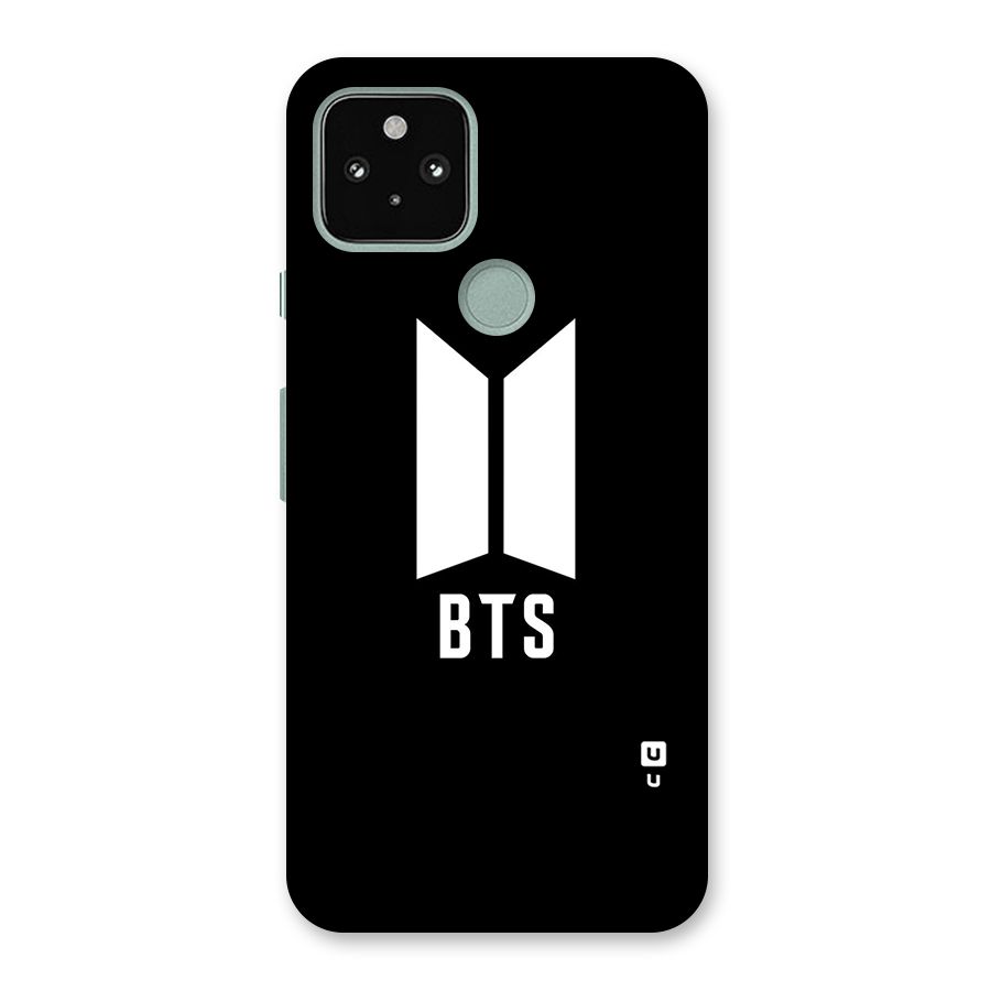 BTS Logo Black Back Case for Google Pixel 5