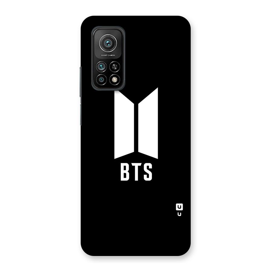 BTS Logo Black Back Case for Mi 10T 5G