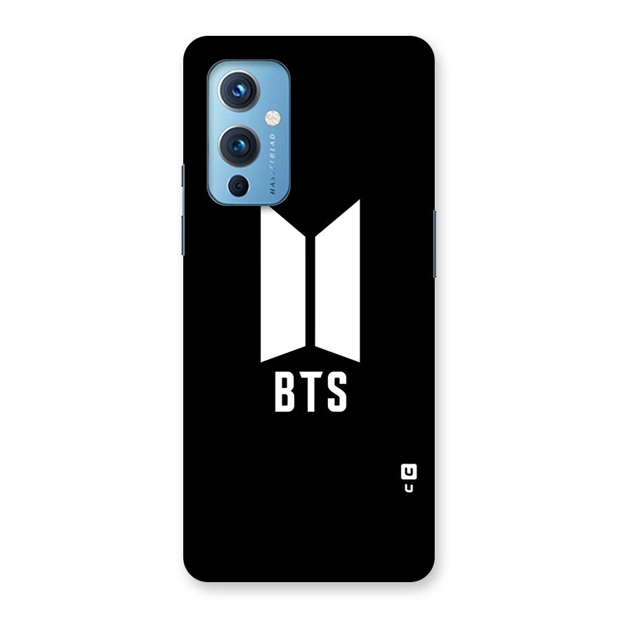 BTS Logo Black Back Case for OnePlus 9