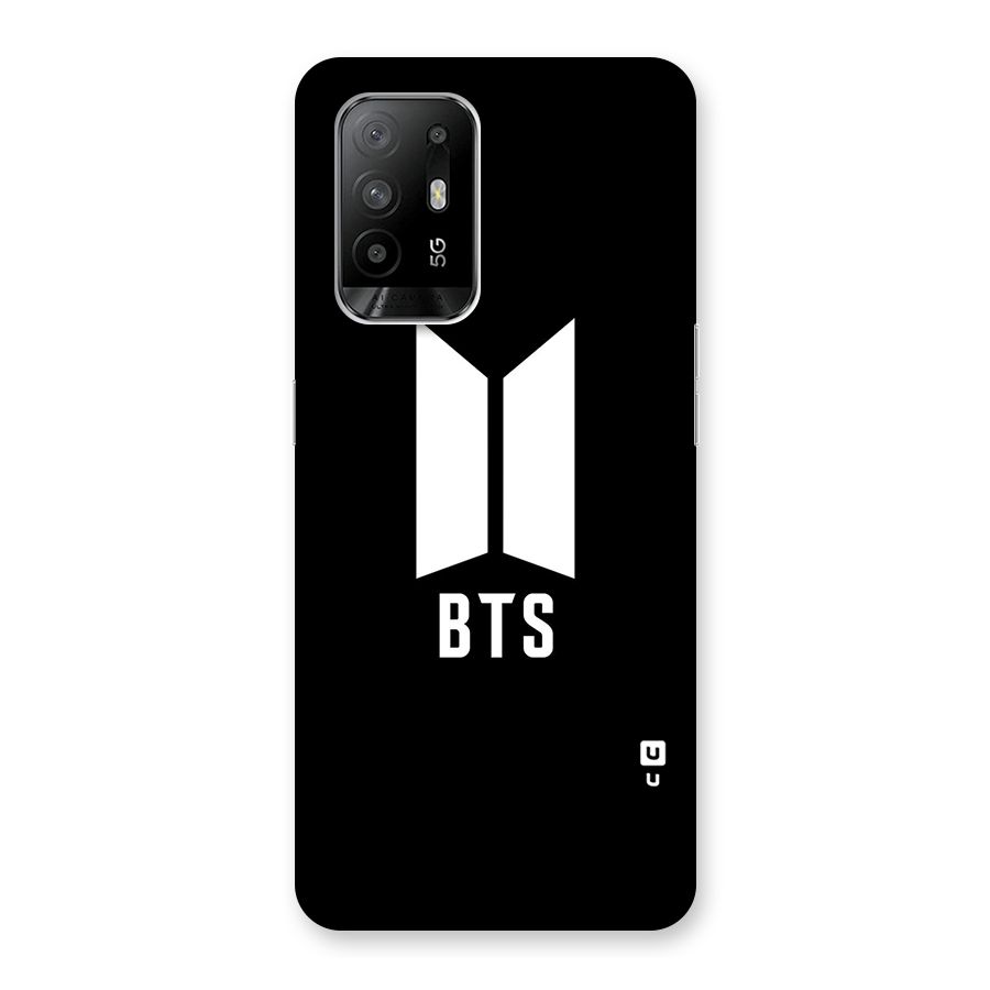 BTS Logo Black Back Case for Oppo F19 Pro Plus 5G