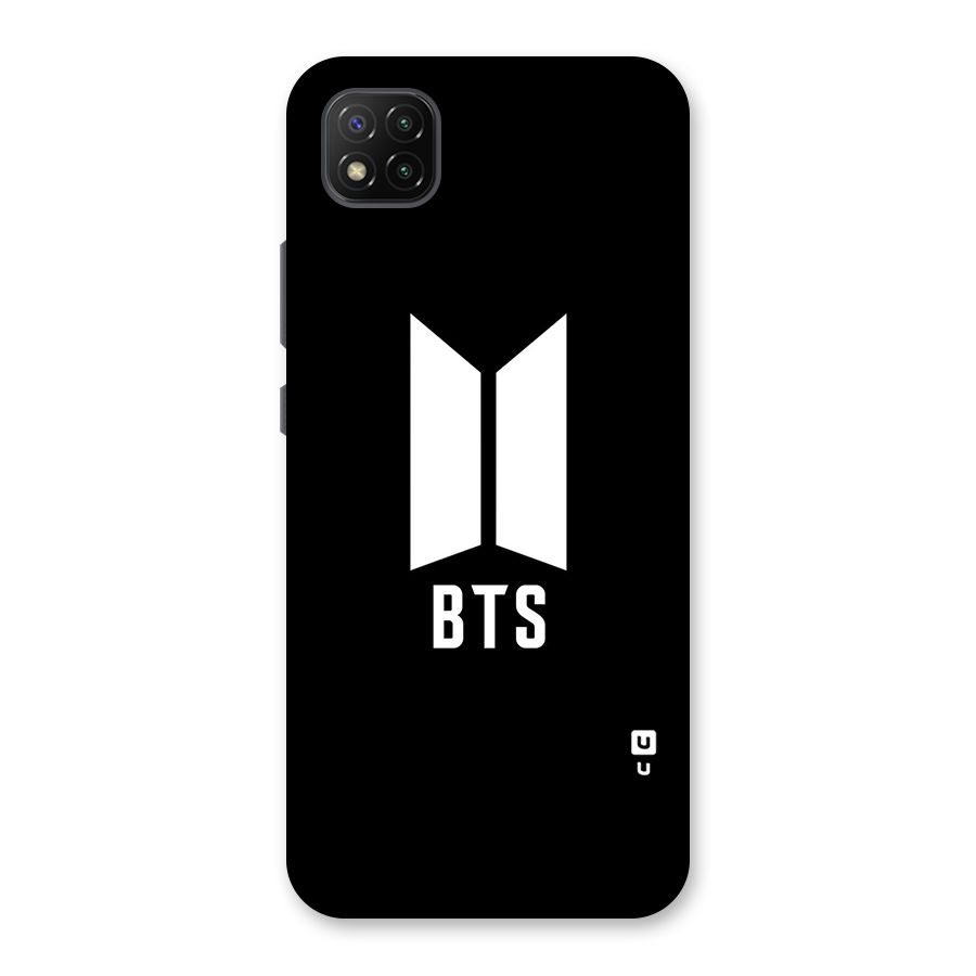BTS Logo Black Back Case for Poco C3