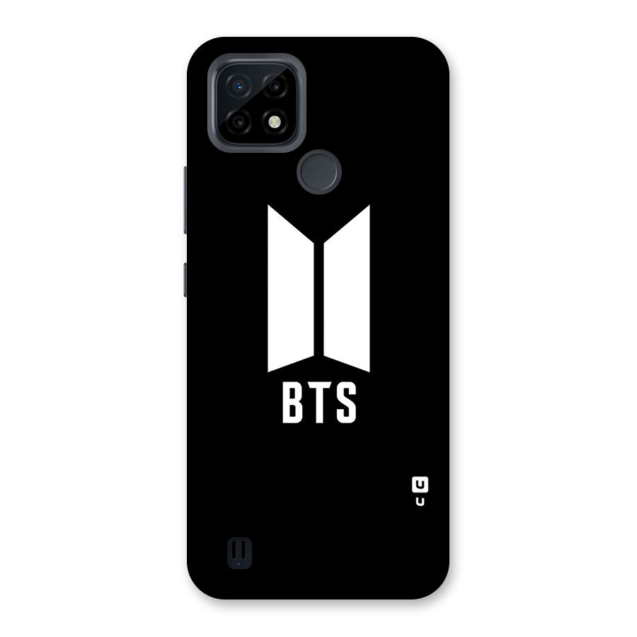 BTS Logo Black Back Case for Realme C21