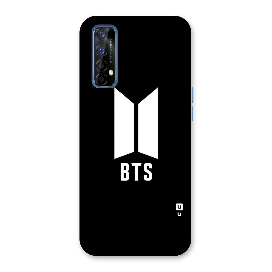 BTS Logo Black Back Case for Realme Narzo 20 Pro