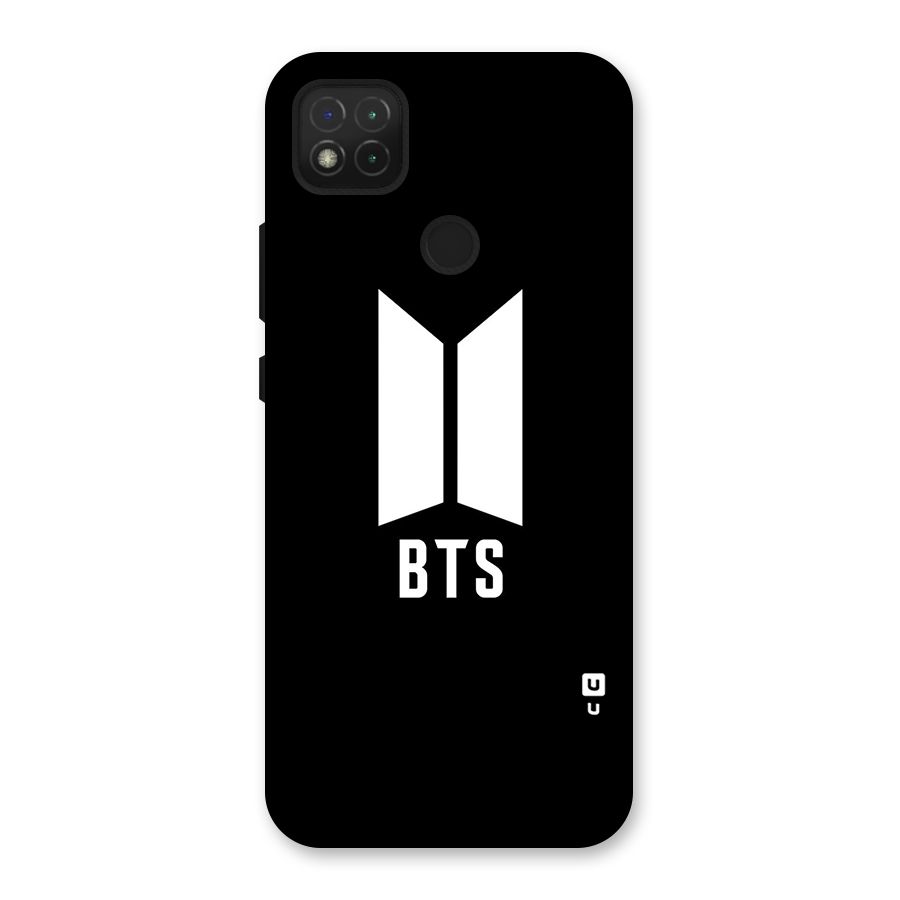 BTS Logo Black Back Case for Redmi 9