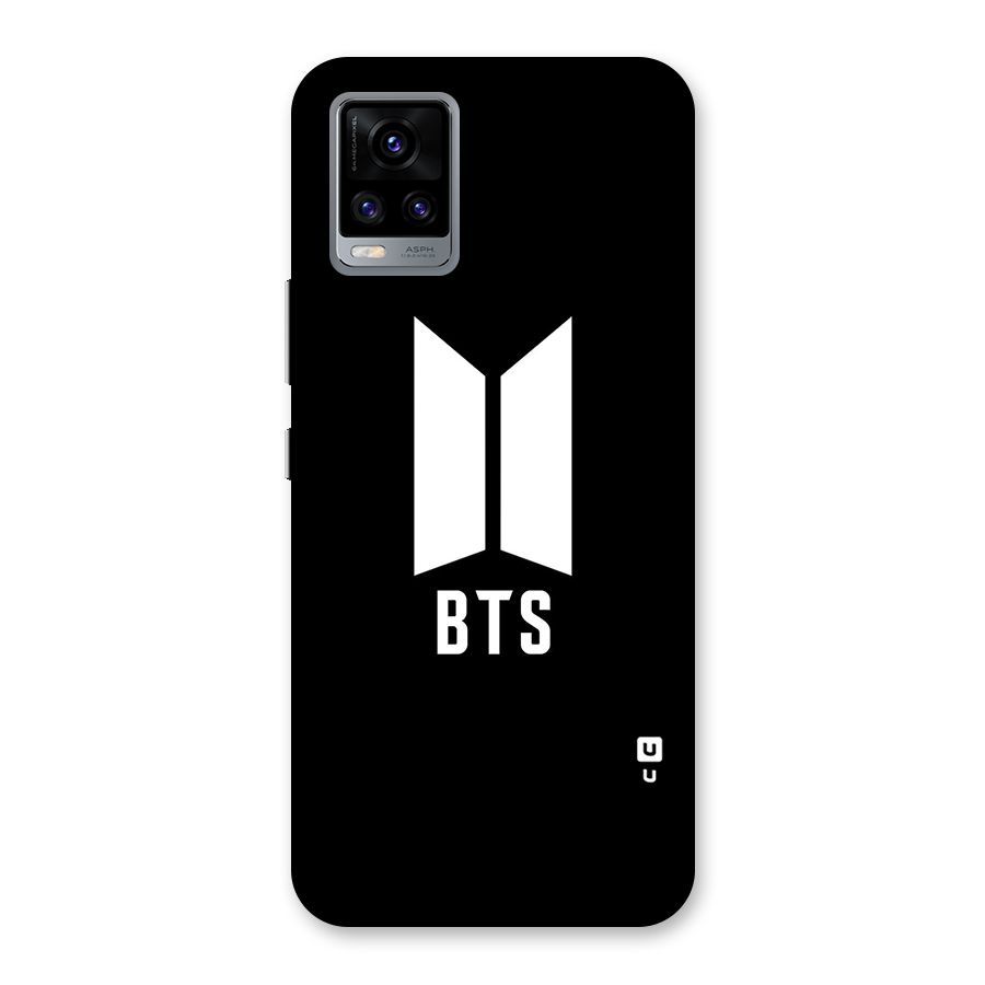 BTS Logo Black Back Case for Vivo V20