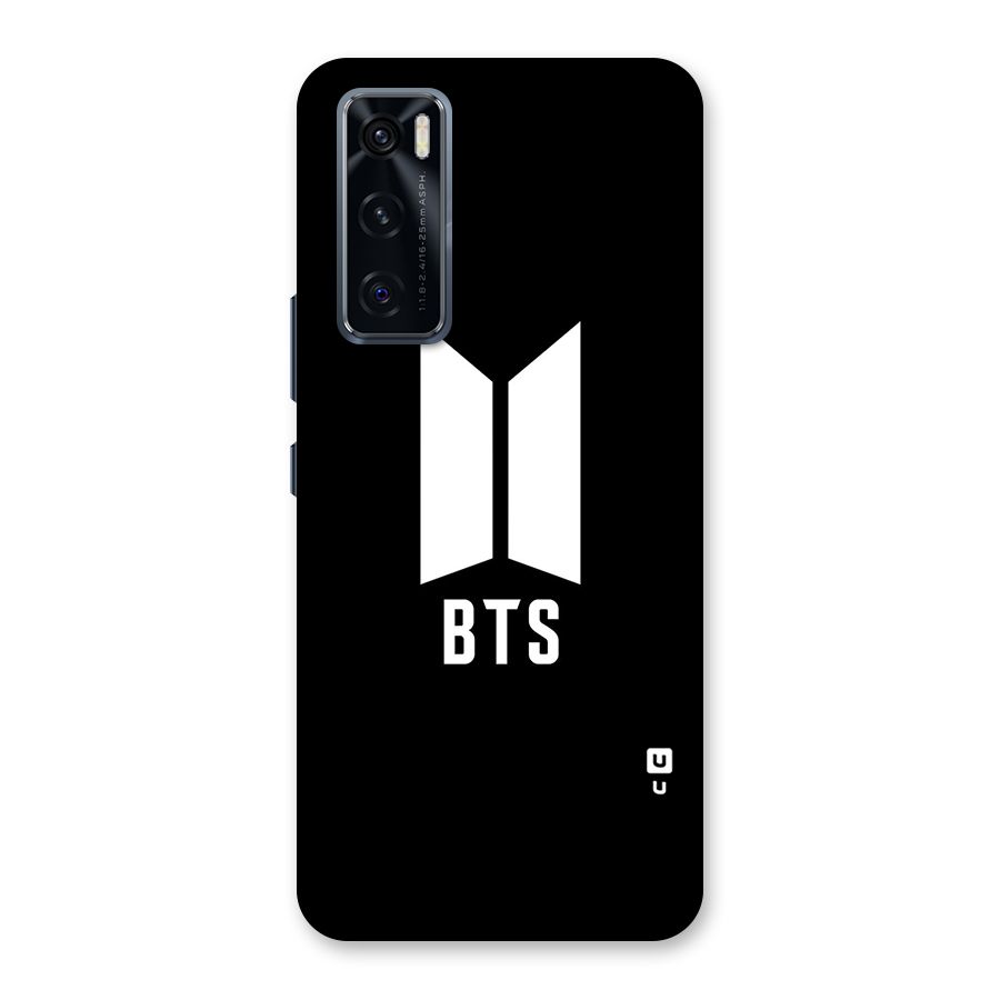BTS Logo Black Back Case for Vivo V20 SE