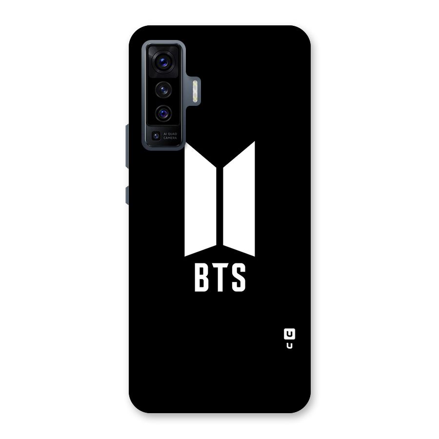 BTS Logo Black Back Case for Vivo X50