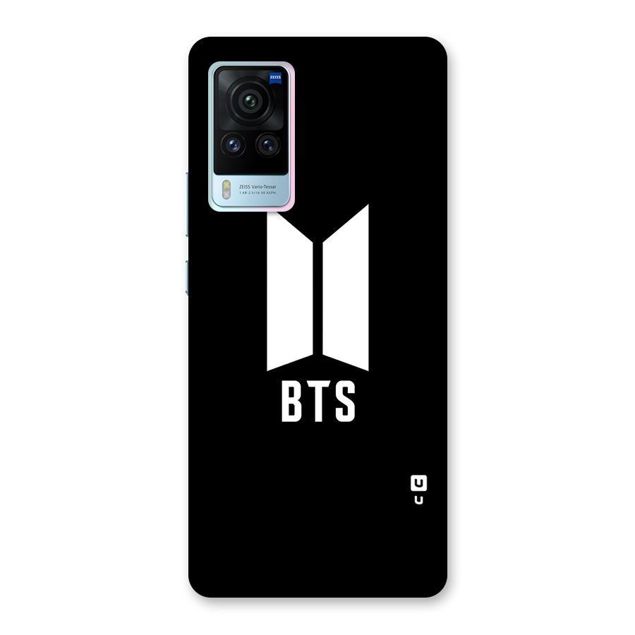 BTS Logo Black Back Case for Vivo X60 Pro