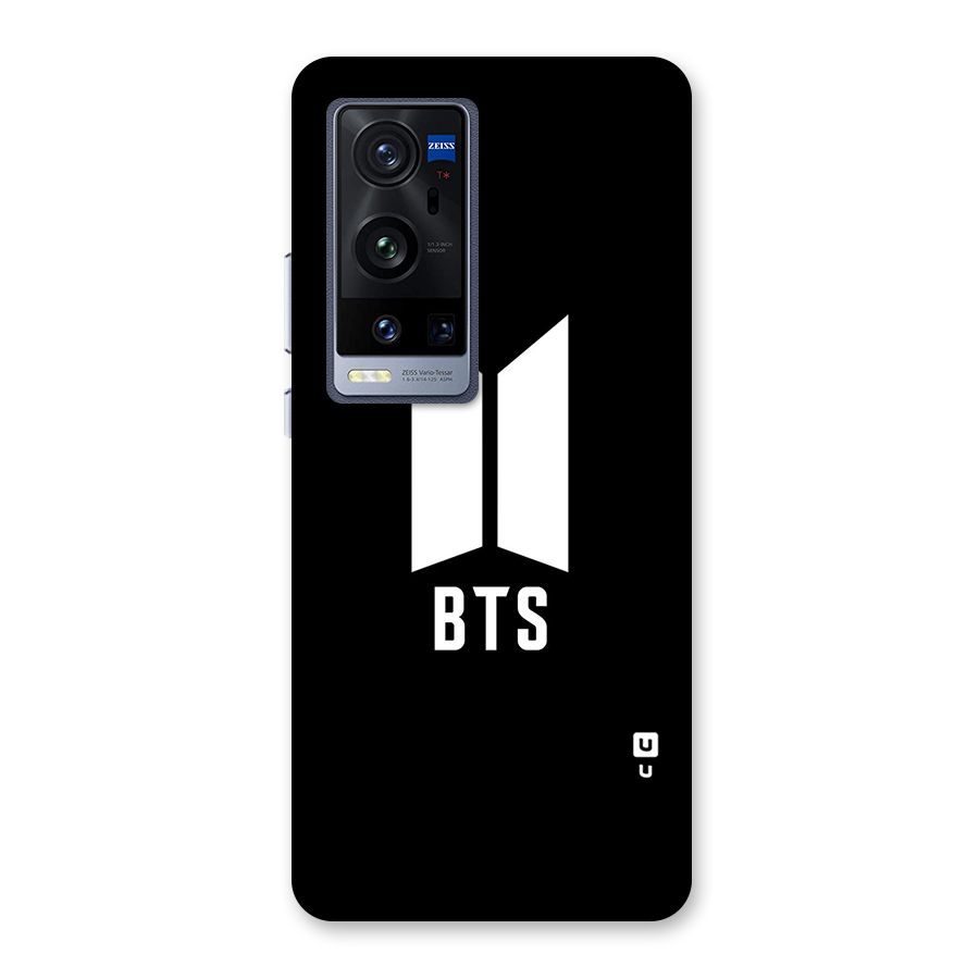 BTS Logo Black Back Case for Vivo X60 Pro Plus