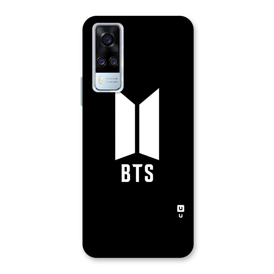 BTS Logo Black Back Case for Vivo Y31