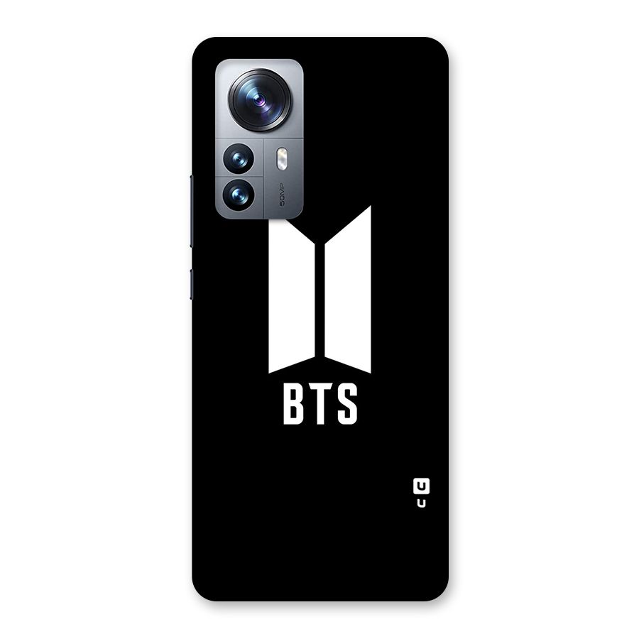 BTS Logo Black Back Case for Xiaomi 12 Pro