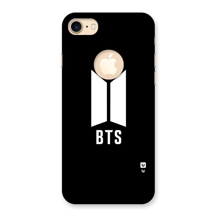 BTS Logo Black Back Case for iPhone 7 Logo Cut