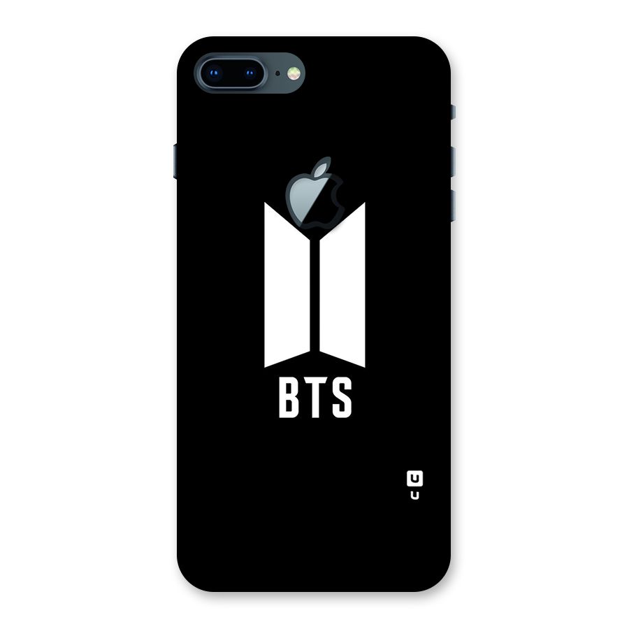 BTS Logo Black Back Case for iPhone 7 Plus Apple Cut