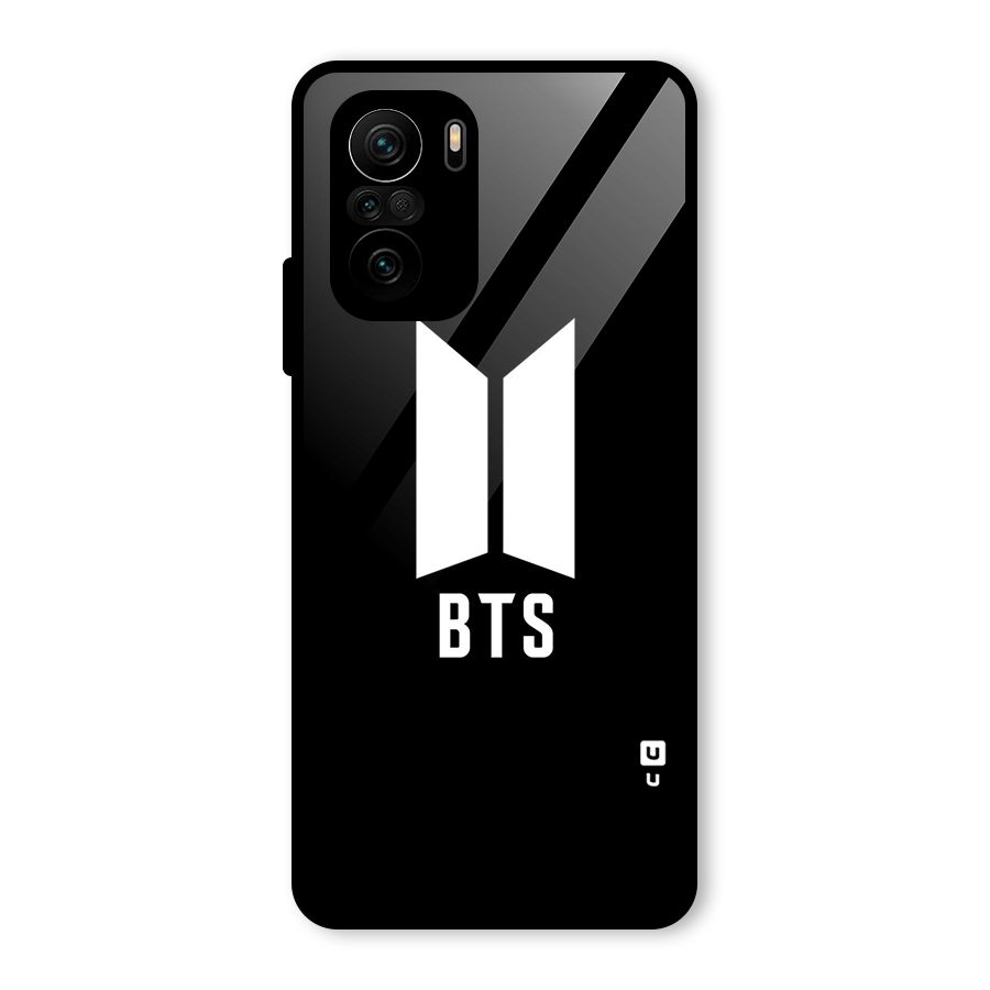 BTS Logo Black Glass Back Case for Mi 11X Pro