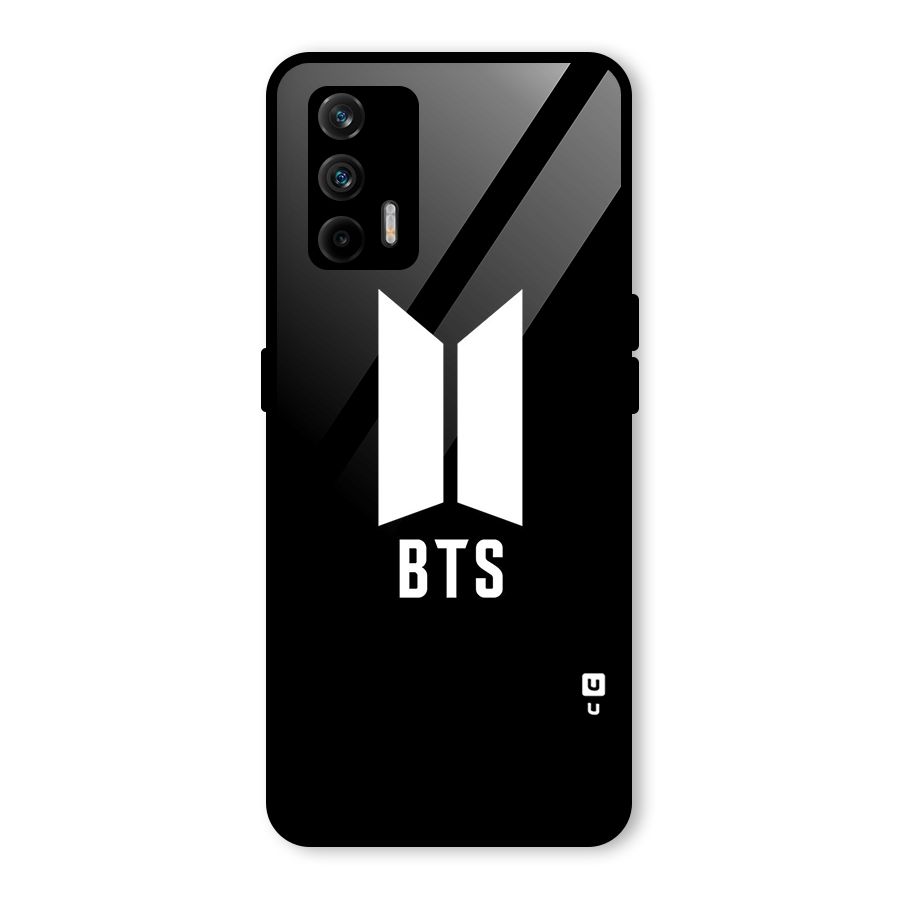 BTS Logo Black Glass Back Case for Realme GT 5G