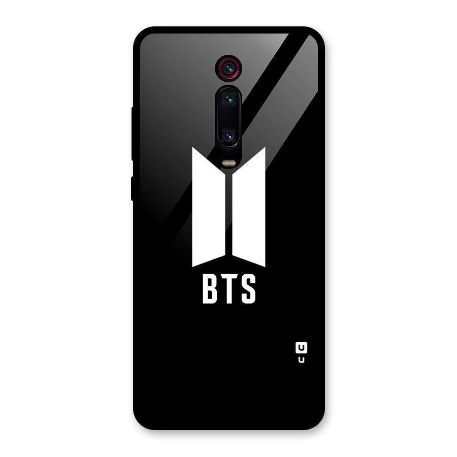 BTS Logo Black Glass Back Case for Redmi K20 Pro