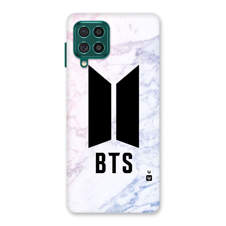 BTS Logo Marble Print Back Case for Galaxy F62