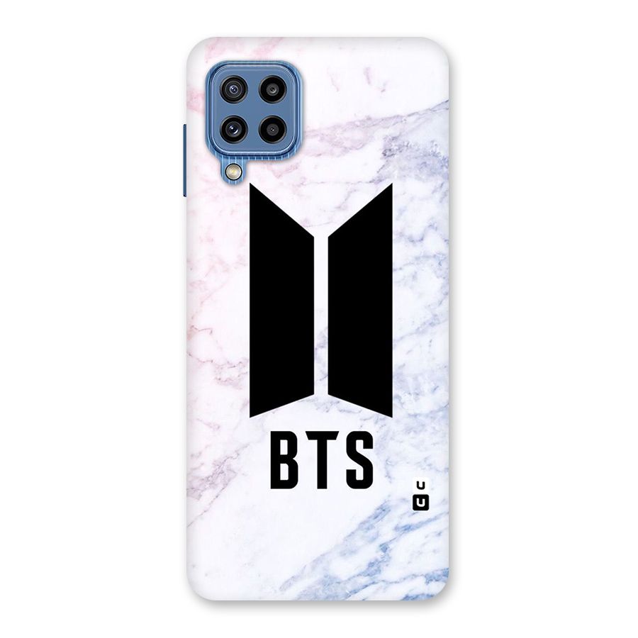 BTS Logo Marble Print Back Case for Galaxy M32