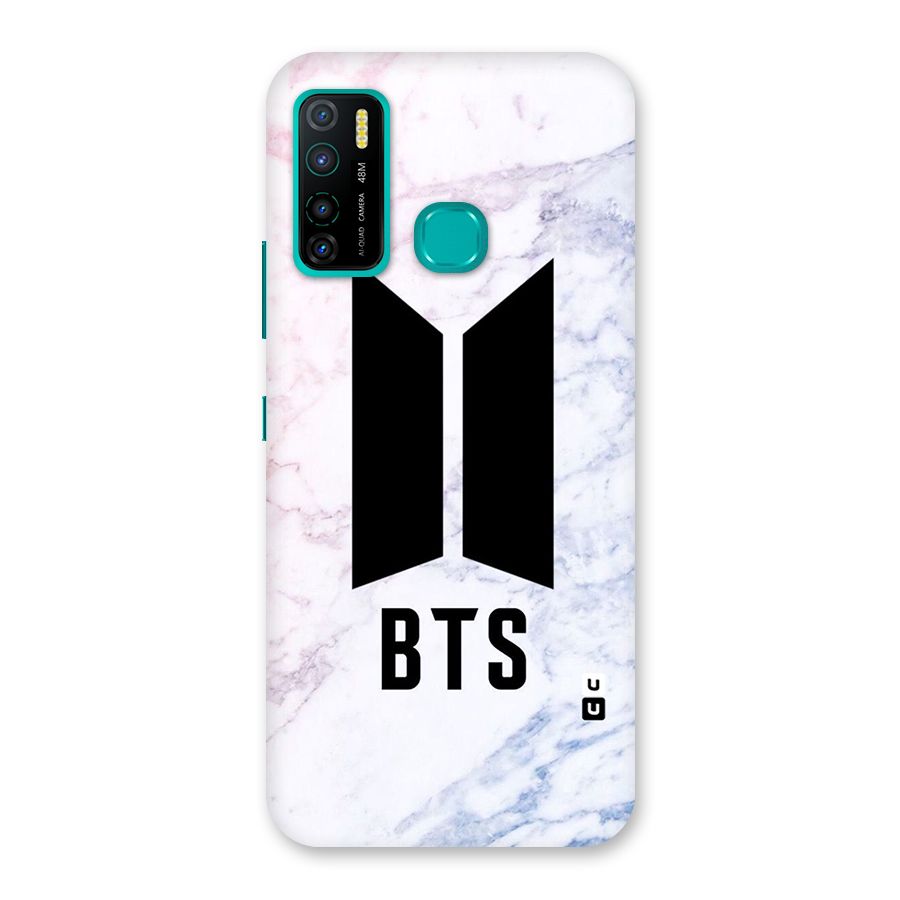 BTS Logo Marble Print Back Case for Infinix Hot 9 Pro