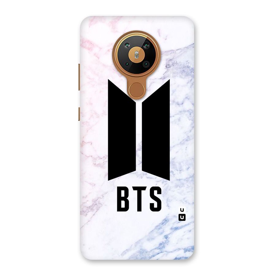 BTS Logo Marble Print Back Case for Nokia 5.3