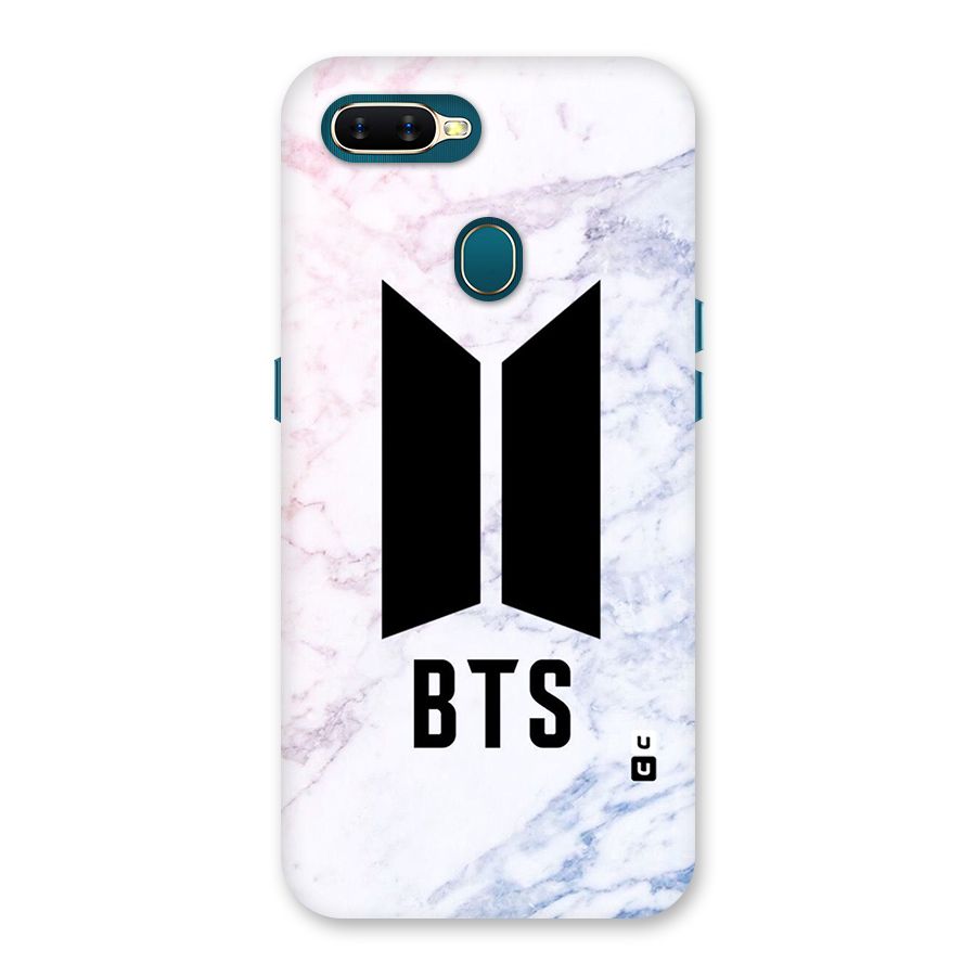 BTS Logo Marble Print Back Case for Oppo A11k