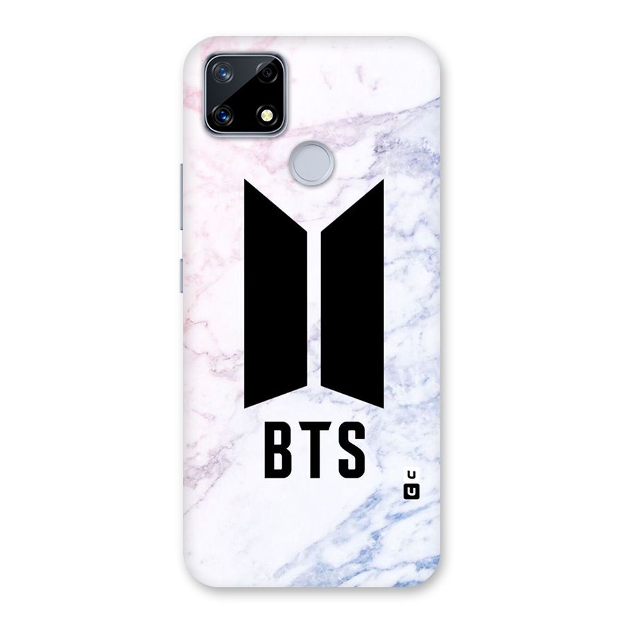 BTS Logo Marble Print Back Case for Realme Narzo 20