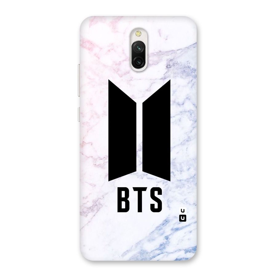 BTS Logo Marble Print Back Case for Redmi 8A Dual