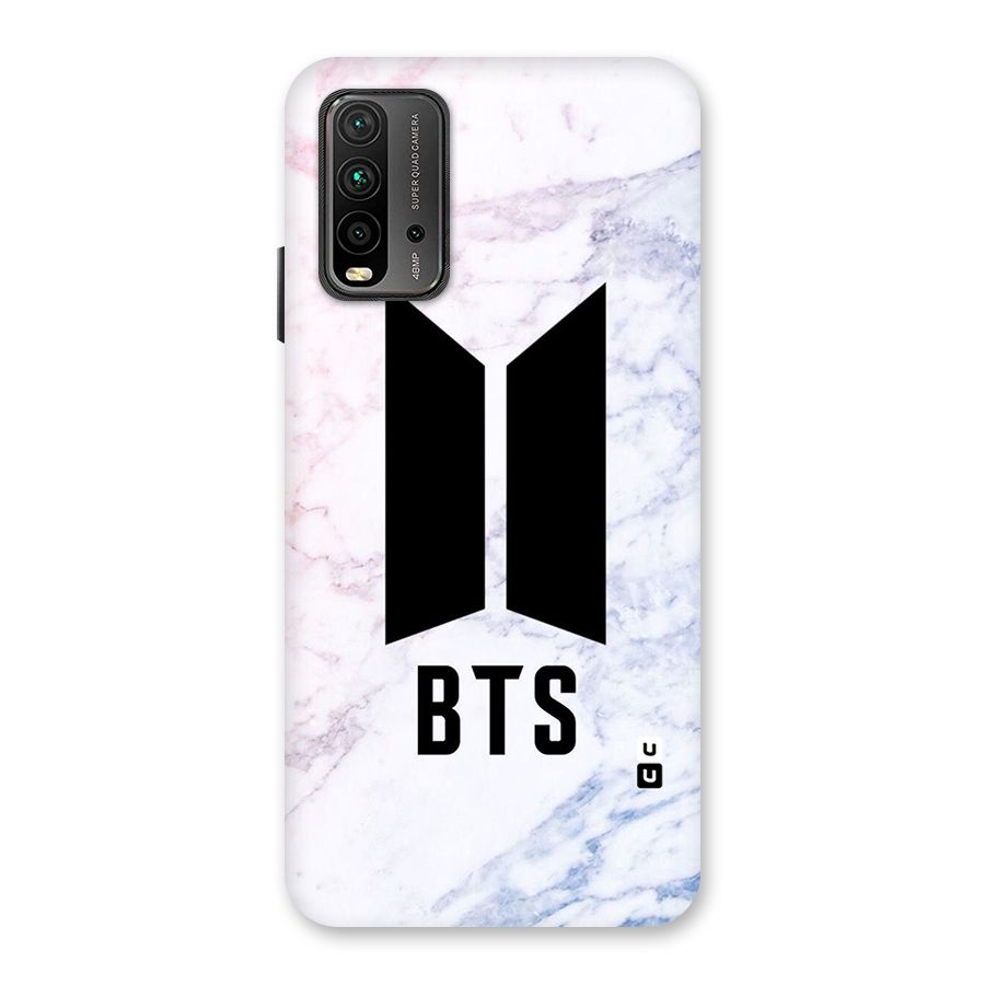 BTS Logo Marble Print Back Case for Redmi 9 Power