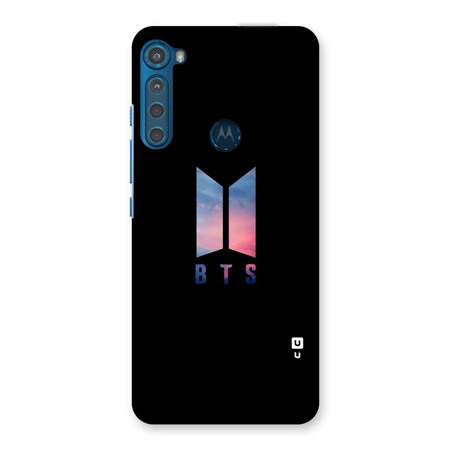 BTS Logo Sky Back Case for Motorola One Fusion Plus