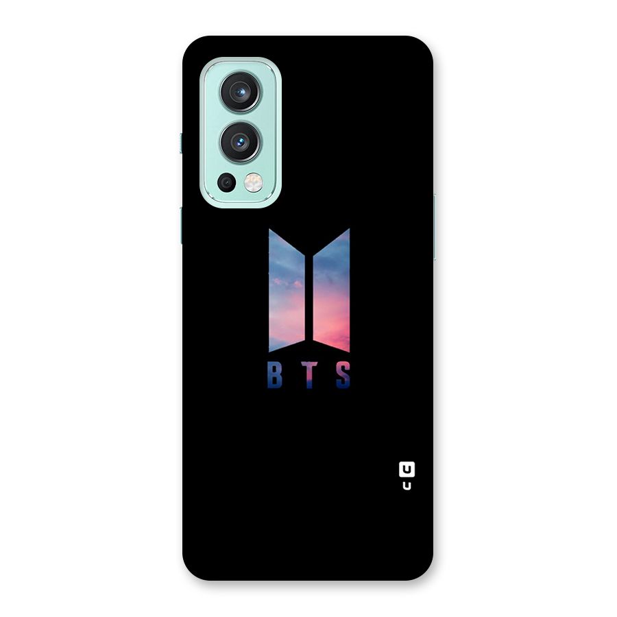 BTS Logo Sky Back Case for OnePlus Nord 2 5G