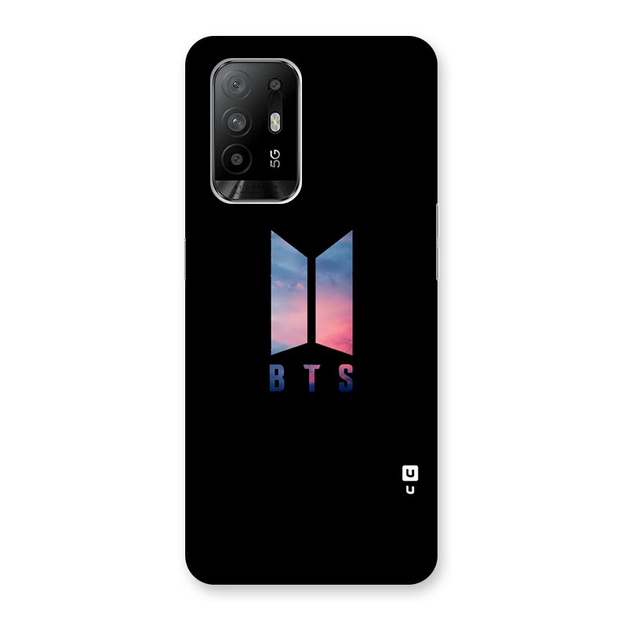 BTS Logo Sky Back Case for Oppo F19 Pro Plus 5G