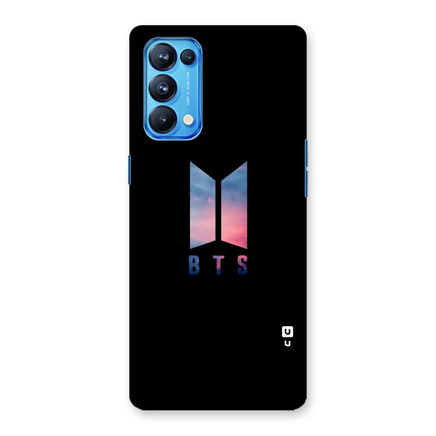 BTS Logo Sky Back Case for Oppo Reno5 Pro 5G